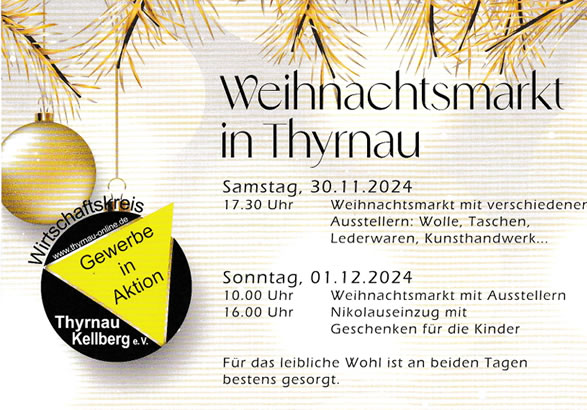 Weihnachtsmarkt in Thyrnau 2024